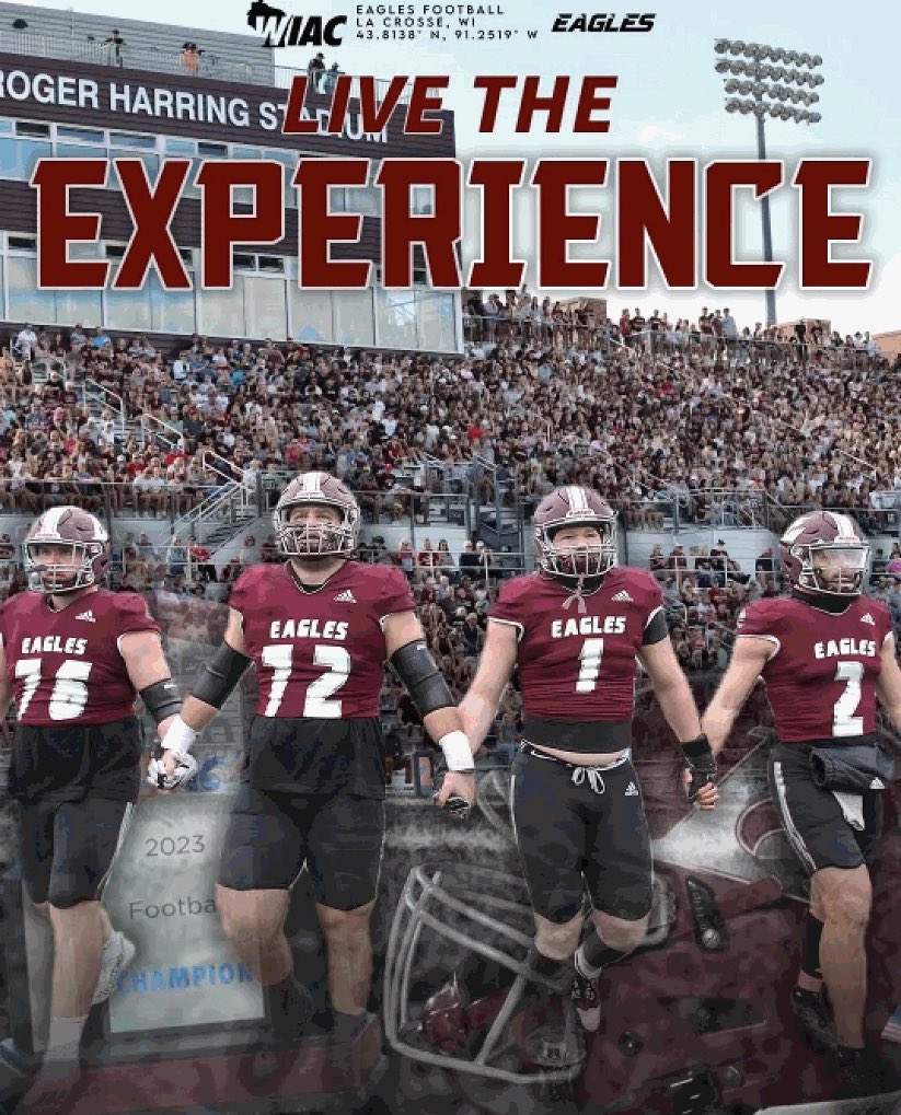 Brady Jensen (@bradyjensen23) on Twitter photo Looking forward to the pursuit of 36 and 4 with <a href="/UWLEagleFB/">UW-La Crosse Football</a>!
Can’t wait for #TheExperince Looking forward to the pursuit of 36 and 4 with <a href="/UWLEagleFB/">UW-La Crosse Football</a>!
Can’t wait for #TheExperince