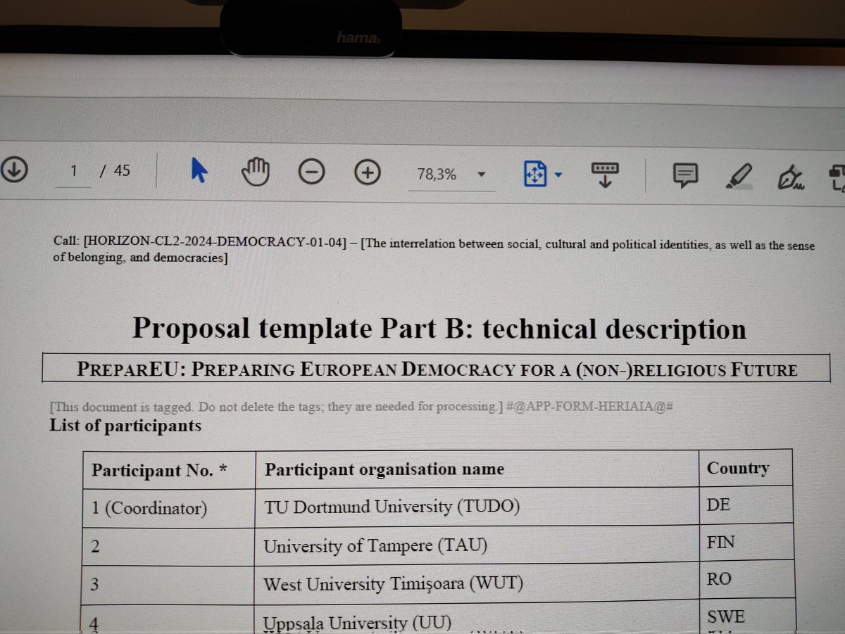 Submitted! This was by far the most challenging thing I did in the last years. Fortunately, I had great colleagues with me. Let's see what the future holds. #PreparEU 

<a href="/TU_Dortmund/">TU Dortmund</a> <a href="/AnnaKlie/">Anna Klie</a> <a href="/anna_neumaier/">🔴 Anna Neumaier</a> <a href="/RissanenInkeri/">Inkeri Rissanen</a> <a href="/fahimah_ulfat/">Prof. Dr. Fahimah Ulfat</a> <a href="/SRogobete/">silviu rogobete</a>