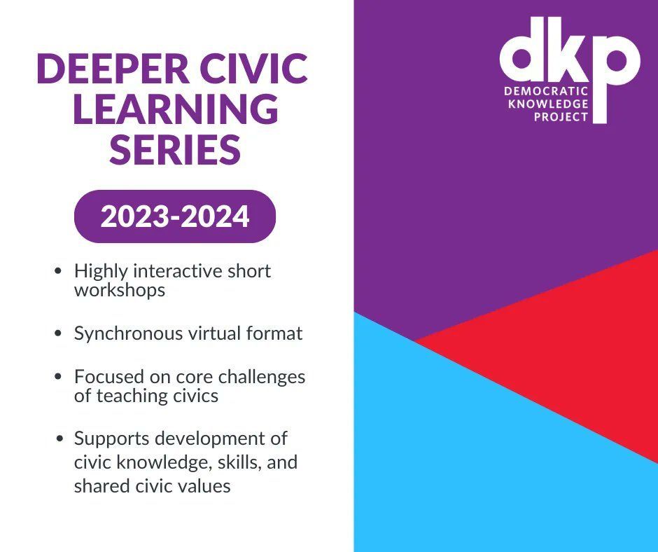 Join us on Tuesday Feb 13, 2024 for a follow up workshop from 4:00-6:00 pm ET for 'Controversial Topics 2: The Dilemmas of Student-Initiated Controversial Topics.' You can find information on how to register for our DKP virtual workshop series here: buff.ly/48mfUMd