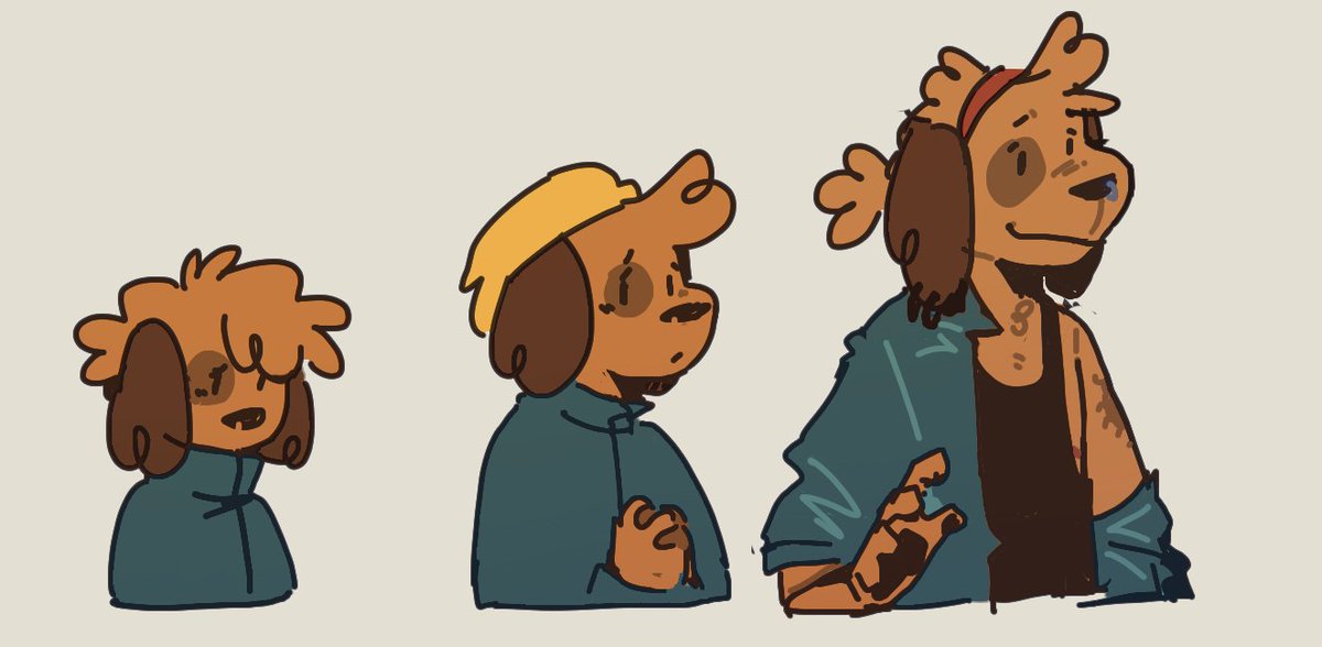 doginacafe's tweet photo. colored these stream drawings of some of the dne cast at different ages! https://t.co/nkRvgpYbk8