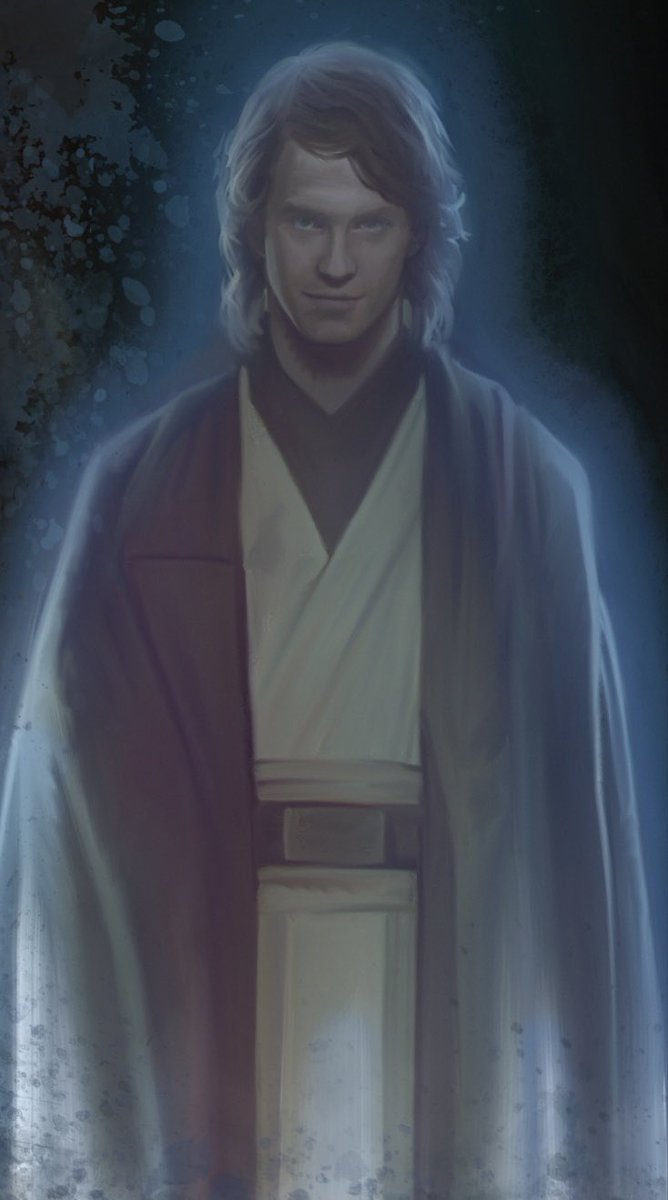 MentorSkywalker's tweet photo. “But what do I do, Father?” asked Luke. “If the shadow grows … how do I stop what I can’t even see?”
“The Force is a river, my son. It flows through the galaxy, a powerful torrent. But there are some things that can divert its course, and some people who would seek to change it.” Luke shook his head.
The advice was so cryptic. He took a step closer. He wanted his father to stay. He wanted them to talk. There was so much he didn’t know, so much he wanted to ask, so much he wanted to understand.
The Force did indeed move in mysterious ways. “Remember, my son,” said Anakin, his voice so far away, Luke could hardly hear it over the rush of blood in his ears, “no matter how dark the night may grow, you are never alone.”
“You will know what to do, my son,” he said. “Let the Force guide you. Let it flow through you as it flows through me. Use that power, and your instincts, for they are one and the same.” And then he was gone, the blue glow fading into the blue sky behind. Luke blinked in the dazzling daylight.
#AnakinSkywalker #LukeSkywalker #StarWars #Father #Son