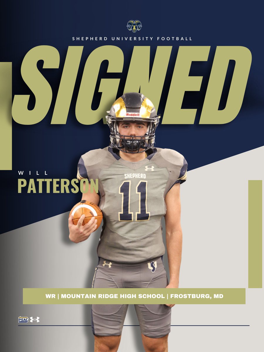 OUR NEXT SIGNEE!!! Welcome @willpatt__ to the Ram Family! #NationalSigningDay #Team95 #TrueBeliever