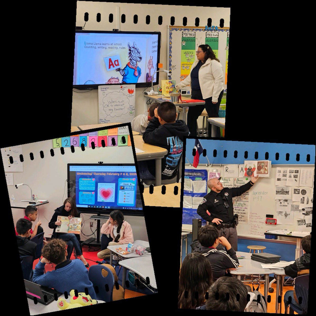 DGarcia_CTW's tweet photo. Celebrating World Read Aloud Day at CTW! Thank you to all our amazing Readers!! From our amazing Sheriff’s to Miss Texas herself! @ClintISD @ctwpanthers https://t.co/FvoZhi4xhw