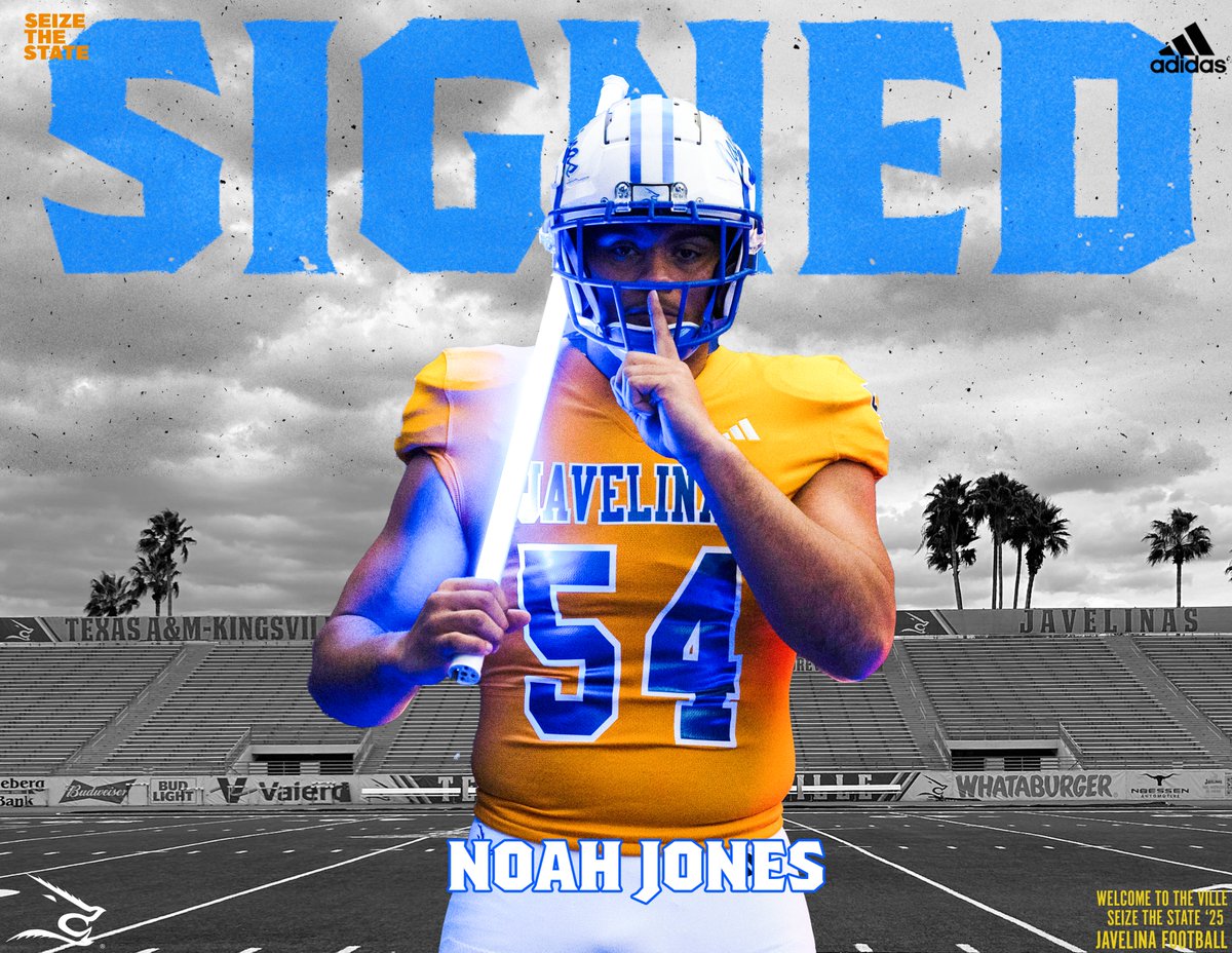 "Local stud who is a powerful big man that dominates the line of scrimmage and plays with great leverage!"

Welcome our newest DL to the 'Ville, from Rockport Fulton HS, <a href="/NoahQuincyJones/">Noah Jones</a>!

#LosHogs🐗 x #SeizeTheState⛓️