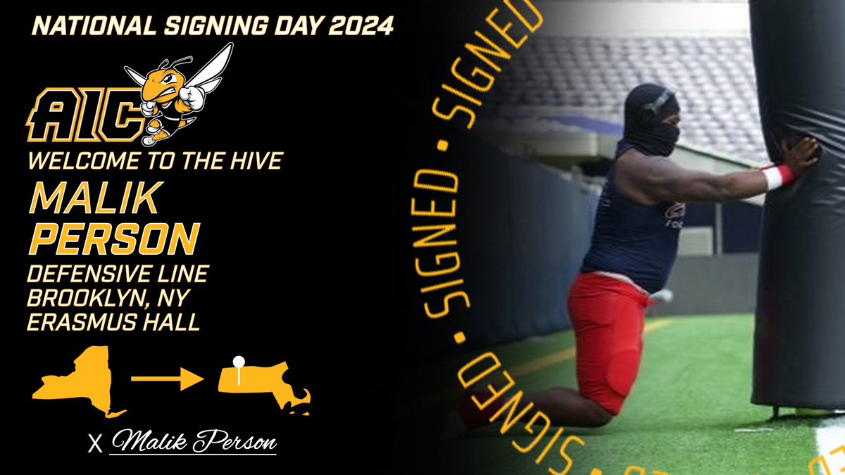 Welcome to State Street! ✍🏼| Malik Person 📱| @malikperson52 📍| Erasmus Hall HS (NY) 🚨| Defensive Line 📋| 6’0” 275 🎥| rb.gy/rhfssi #AICommitted | #NSD24 | #OneHiveOneFamily