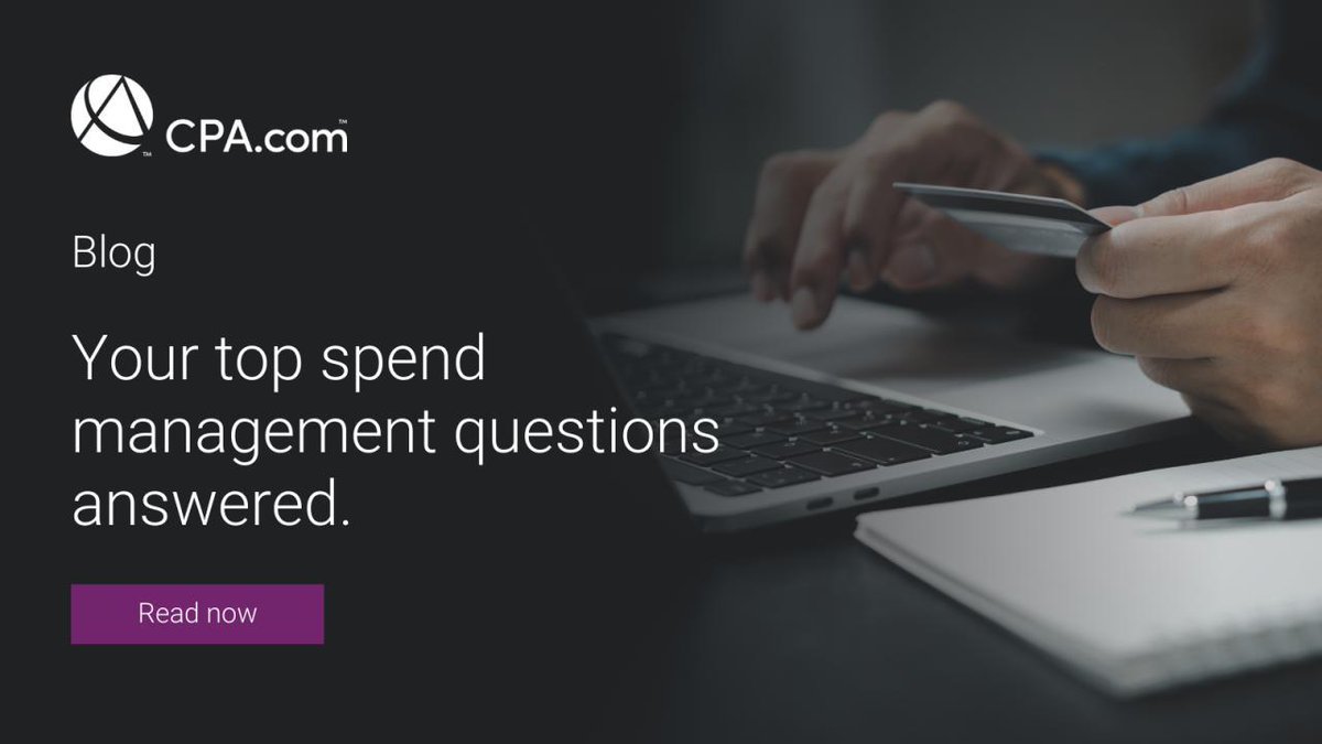 bridgesa's tweet photo. Spend management is an approachable #advisory service that benefits your firm and clients. In this blog, CPAcom's Kim Blascoe addresses firms' most common questions about spend management advisory and the value it can offer CAS practices.
🔗 https://t.co/sIRd9ddr5K https://t.co/siDZ3O1N0G