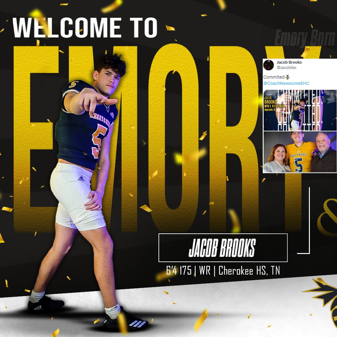 EmoryHenry_FB's tweet photo. The newest addition to the #LightShow, welcome home Jacob Brooks.🖊️👑

#NSD24 | #BlueCollarGoldStandard https://t.co/aNbKMEQT8S