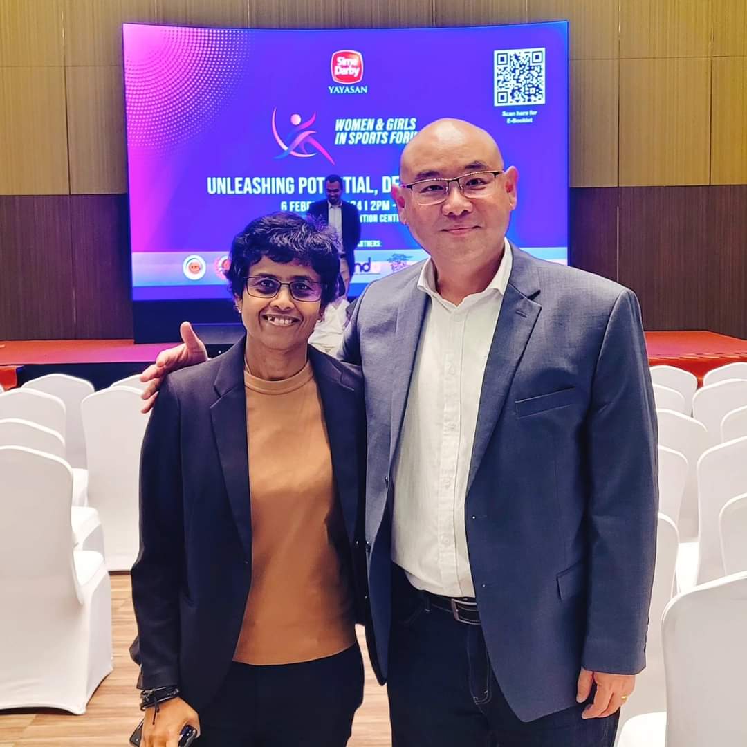 WilleamMah's tweet photo. It's always a pleasure catching up with my Big Sister and good friend in the sports arena, Dato Dr. Shamala, a truly inspiring and seasoned sports leader in Malaysia. https://t.co/GJriEPmQfU