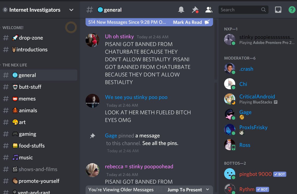 comma695585's tweet photo. @OrdinaryGamers @JustinWhang YouTube videos about pee and poo

https://t.co/IJCHIeDVyt https://t.co/6eR3s903jh