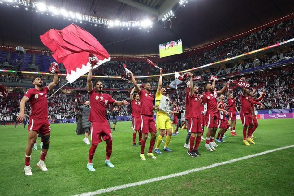 ZaiDaAaN99's tweet photo. مبرووووووك ألف ألف مبروووك لمنتخب قطر

ولأخوانا وأهلنا بقطر المجد 🇶🇦💪🏽🇶🇦

الفوز على إيران ٣-٢ والوصول لنهائي كأس آسيا

وشومي له شومي له 🇶🇦👏🏼🇶🇦👏🏼🇶🇦👏🏼🇶🇦

نهائي عربي خالص بجدارة وإستحقاق 😍

منتخب قطر 🇯🇴❌🇶🇦 منتخب الأردن

#قطر_أيران #كأس_آسيا2023 https://t.co/b9xaDmXhEy