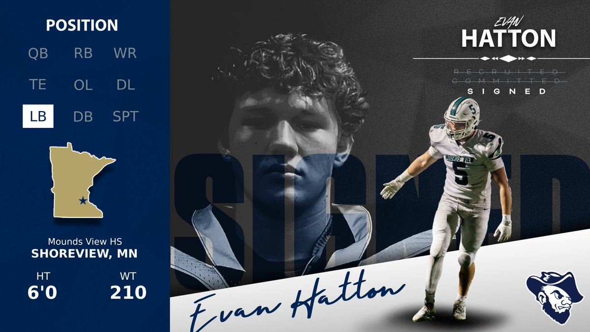 South Dakota Mines Football (@hardrockerfb) on Twitter photo ⛏️ WELCOME TO THE HARDROCKER FAMILY ⛏️
<a href="/evhatton35/">Evan Hatton</a>
Position: LB
Hometown: Shoreview, MN
#TheHardrockLife #NSD24 ⛏️ WELCOME TO THE HARDROCKER FAMILY ⛏️
<a href="/evhatton35/">Evan Hatton</a>
Position: LB
Hometown: Shoreview, MN
#TheHardrockLife #NSD24