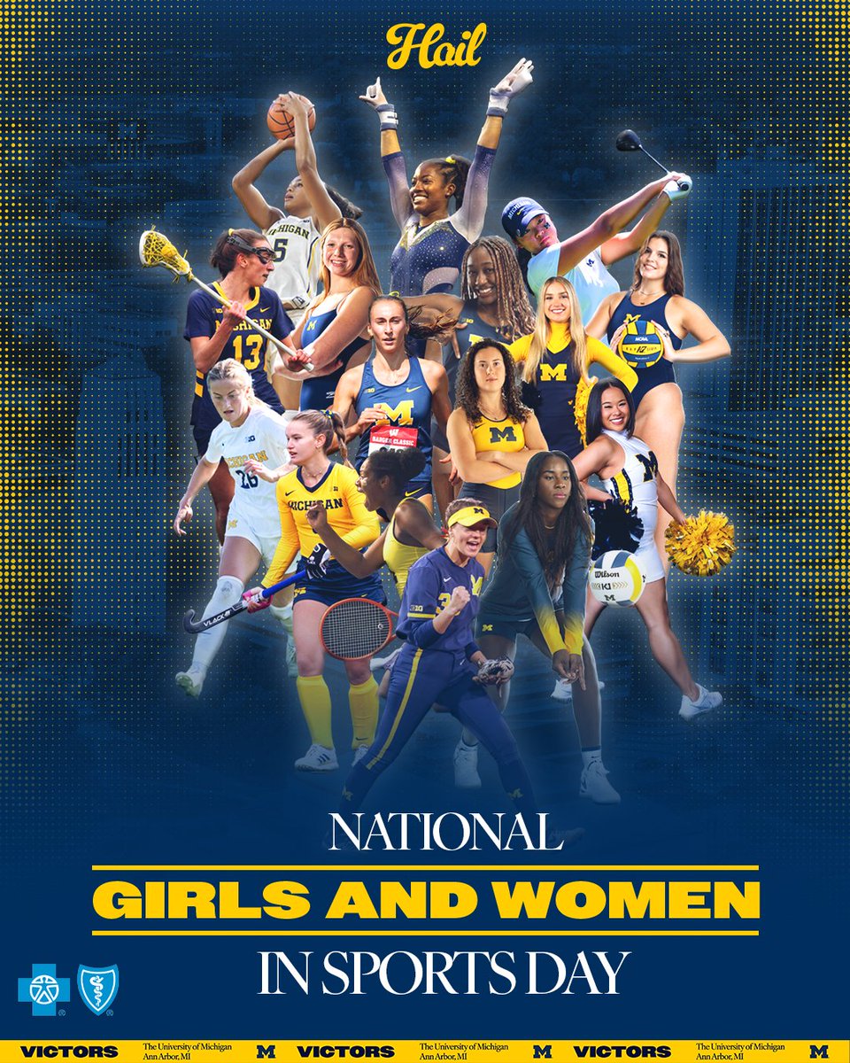 Empowering girls, inspiring greatness. Happy National Girls and Women in Sports Day! #GoBlue | #NGWSD | @BCBSM