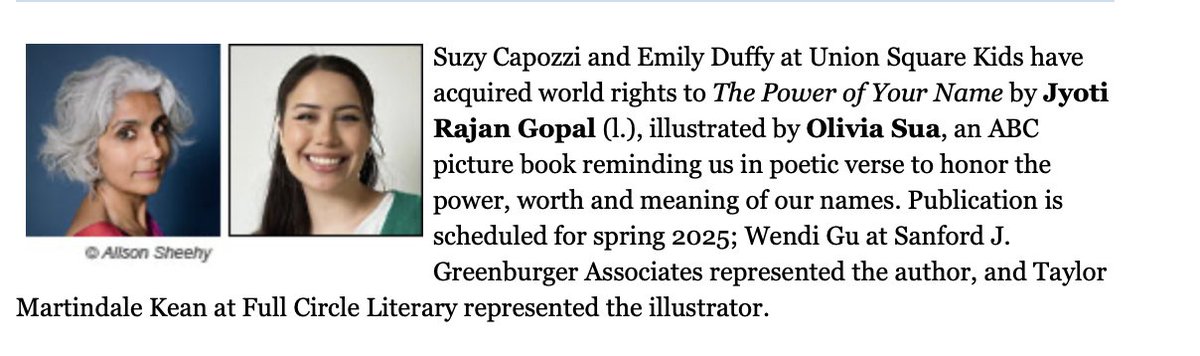 It's been hard to keep this news in for the past 2 years but here we are 🥳🥳🙏🏾! I am so proud of this book and so excited to partner with @UnionSquareKids & @OliviaSua3 to bring it to the world. 2025 here we come!