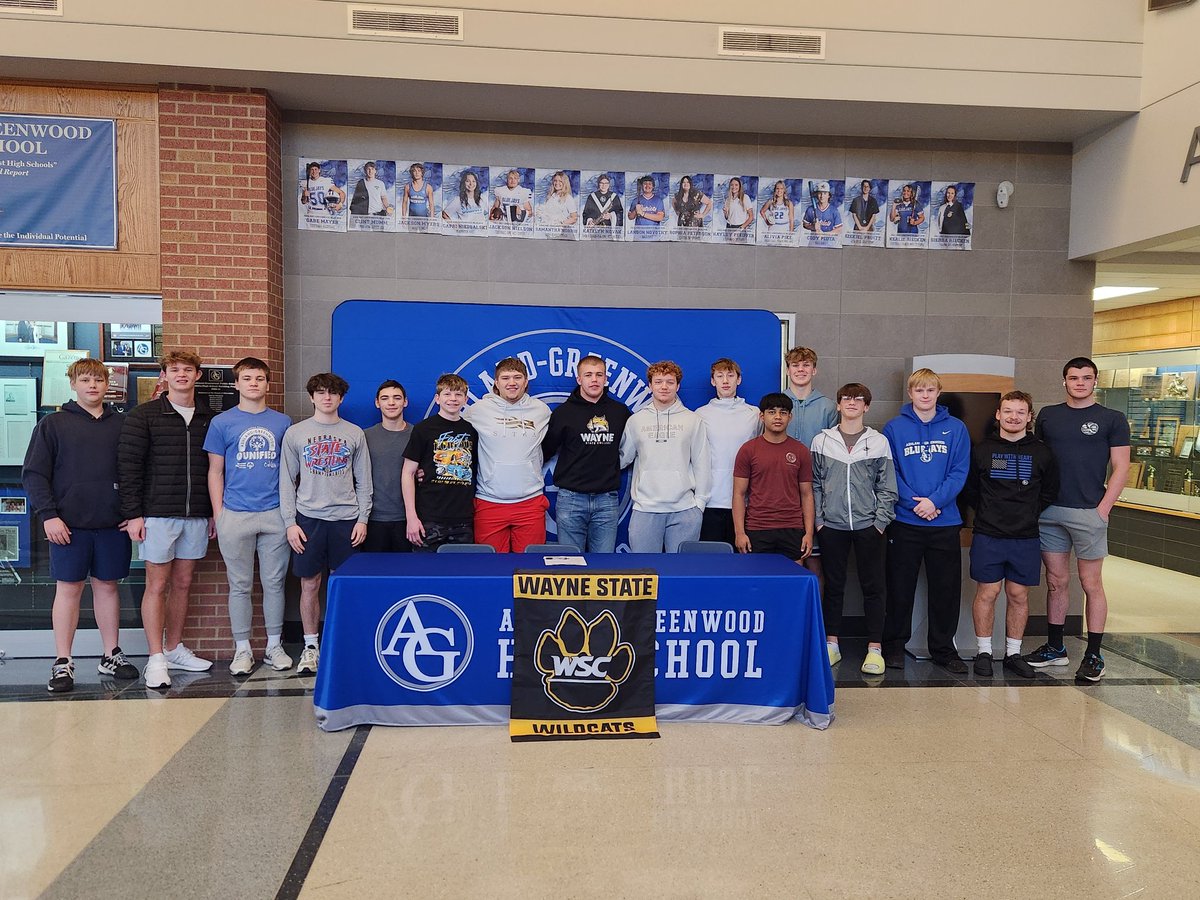AG Bluejay Football (@agbluejayfball) on Twitter photo Congrats to Jaden Wilsey who has committed to play for <a href="/WayneStFootball/">Wayne State Football</a> The Wildcats just got better! Excited for you!
#bluejaypride Congrats to Jaden Wilsey who has committed to play for <a href="/WayneStFootball/">Wayne State Football</a> The Wildcats just got better! Excited for you!
#bluejaypride