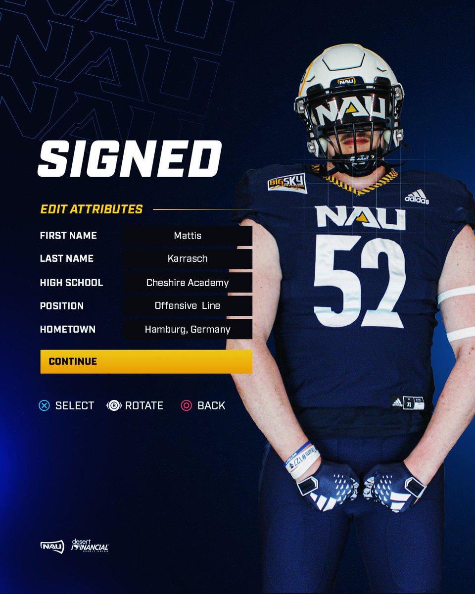 Officially a Lumberjack 🪓

Welcome to the squad, <a href="/mattiskarrasch/">Mattis Karrasch</a>! 

#RaiseTheFlag | #NSD24
