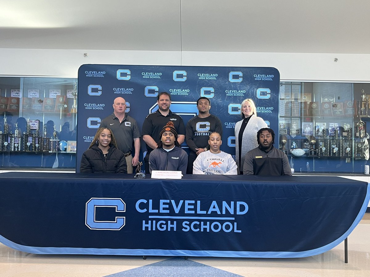 Cameron Goins- Campbell 
Congratulations! 
<a href="/thecamerongoins/">Cameron Goins</a> <a href="/GoCamelsFB/">Campbell Football</a>