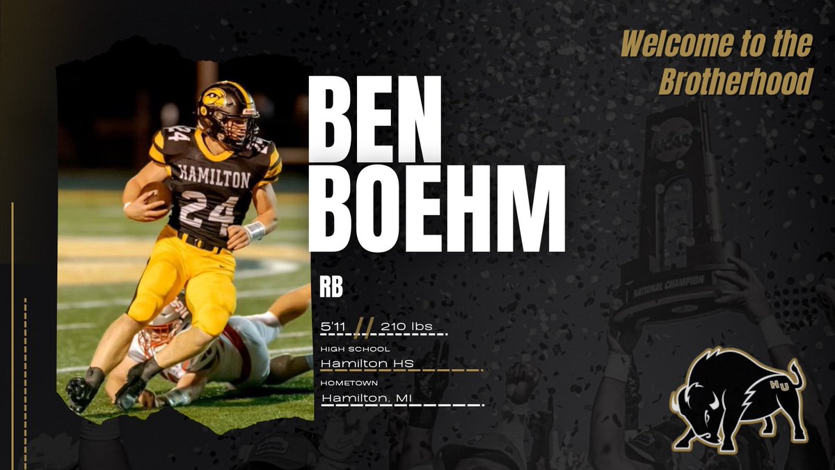 Harding_FB's tweet photo. Our first signee of the day is Ben Boehm! https://t.co/o2oxvnAgKm