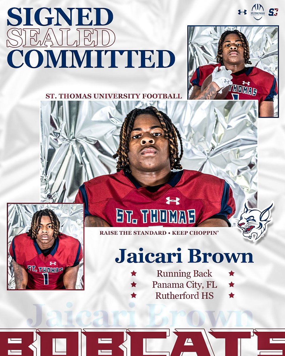 STU Football (@stu_football) on Twitter photo Join us in welcoming the newest Bobcat to the 3️⃣0️⃣5️⃣<a href="/Jaicari3/">JaicariBrown</a> 🌴
#RaiseTheStandard // #STUNSD24 Join us in welcoming the newest Bobcat to the 3️⃣0️⃣5️⃣<a href="/Jaicari3/">JaicariBrown</a> 🌴
#RaiseTheStandard // #STUNSD24