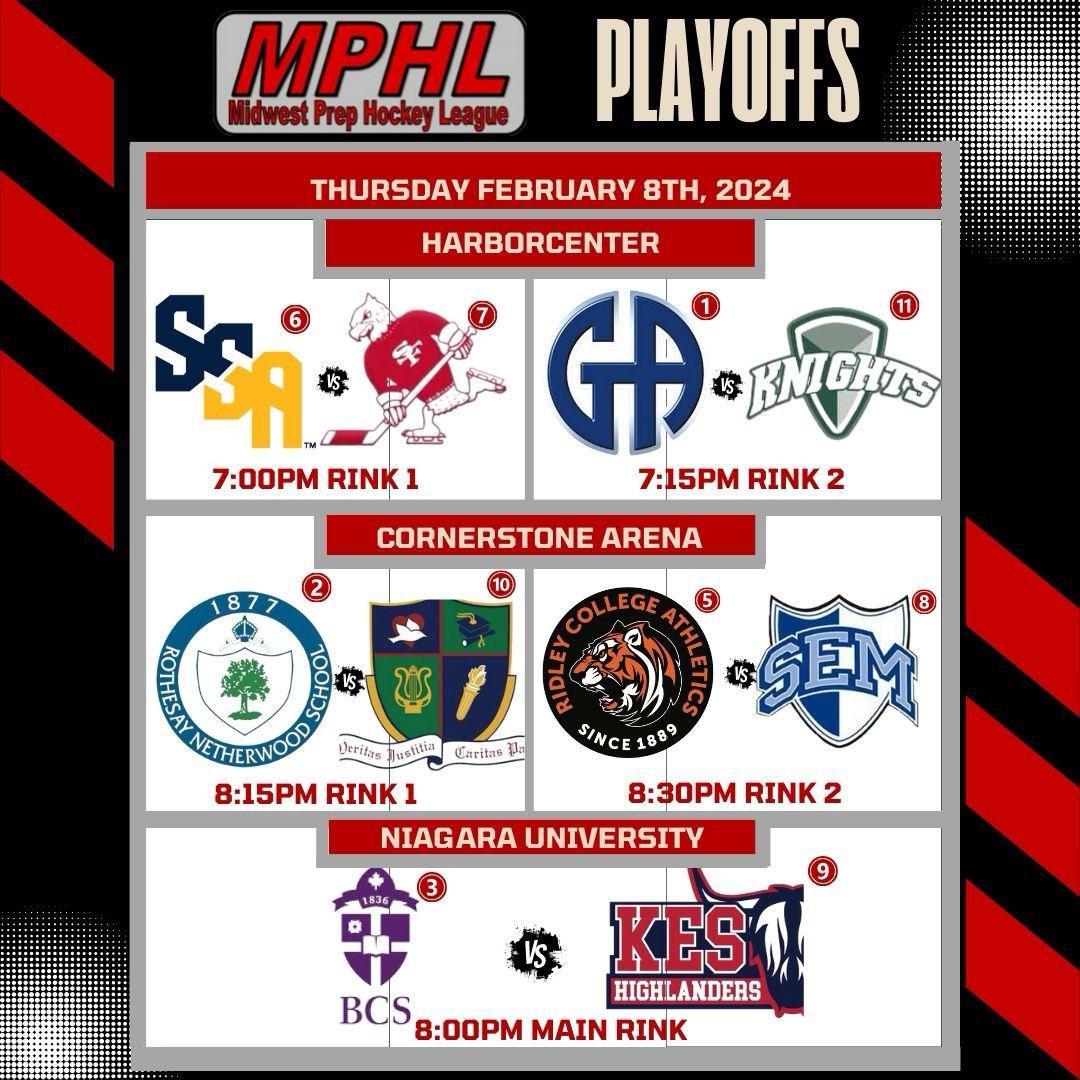 RNSPrepBoys's tweet photo. It all starts tomorrow!! @themphl Playoff Weekend in Buffalo, NY! #PrepHawkey #RiverHawkey https://t.co/2Sz33OTg9k