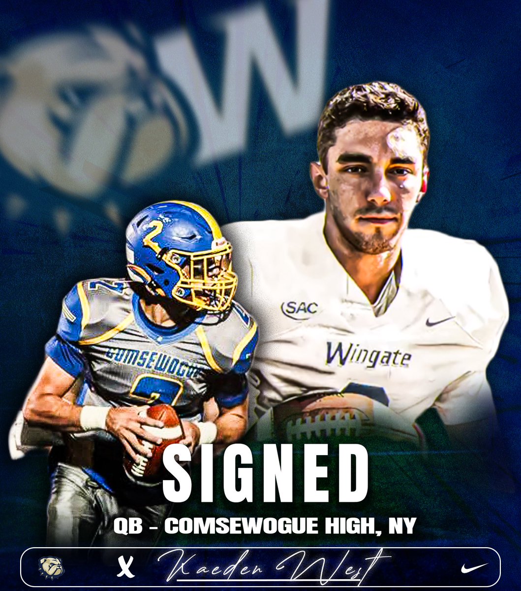WingateFb's tweet photo. ✍🏽SIGNED

Welcome to the Wingate Family @KaedenWest 
#OneDog #NSD24 https://t.co/OfG5gGpik2