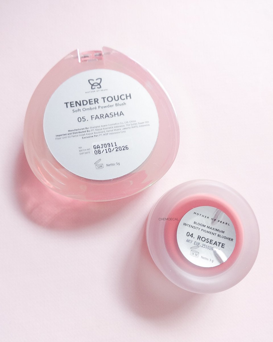 Permisi aku mau pamer dua blush baru, keduanya cantik banget parah 😭🫶🏻

Nggak nyesel pilih shade Farasha dan Roseate karena warnanya masuk di kulitku, bikin fitur wajah makin tegas.