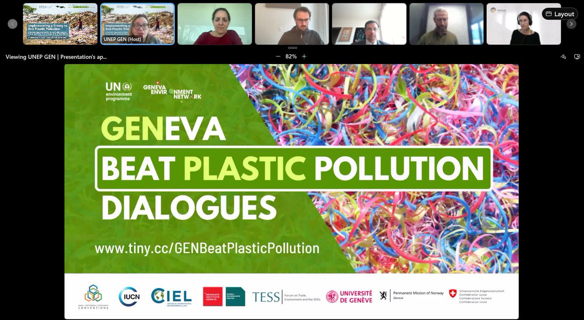 <a href="/TESSForum/">Forum on Trade, Environment & the SDGs</a> <a href="/CarolynDeere/">Carolyn Deere Birkbeck</a> <a href="/unige_en/">UNIGE_en</a> <a href="/EIA_News/">Environmental Investigation Agency</a> <a href="/circulareconomy/">Ellen MacArthur Foundation</a> <a href="/minderoo/">Minderoo Foundation</a> <a href="/HACplastic/">High Ambition Coalition to End Plastic Pollution</a> <a href="/UNEP_FI/">UNEP Finance Initiative (UNEP FI)</a> <a href="/UNCTADTrade/">UNCTAD Trade</a> <a href="/ciel_tweets/">Center for International Environmental Law</a> #Live now!

Join this event supported by the #GENeva #BeatPlasticPollution Dialogue that aims to build an understanding of possible pathways for mobilizing #finance for effective #PlasticsTreaty implementation.

▶️ tiny.cc/GEN8Feb24
📺 youtube.com/watch?v=cFvo7a…