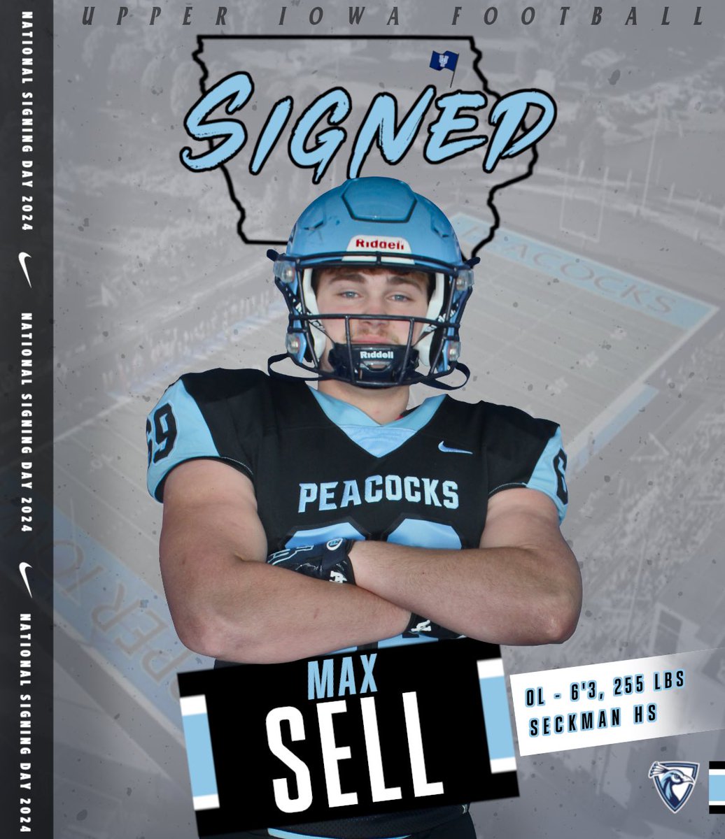 𝐒𝐢𝐠𝐧𝐞𝐝 ✍️

𝐏𝐞𝐚𝐜𝐨𝐜𝐤 𝐍𝐚𝐭𝐢𝐨𝐧, please welcome <a href="/_MaxSell_/">Max Sell</a> ‼️

Max Sell | Offensive Line | Seckman (MO) 🏈

#UIU_XXIV | #SLEDGE