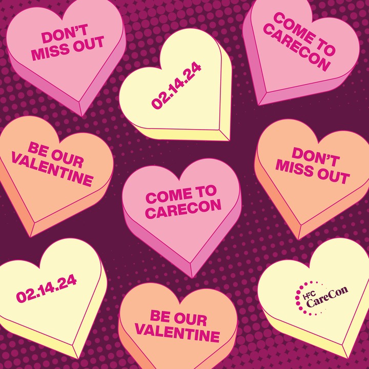 @WeAreHFC is back! Join on Valentine's Day to celebrate caregivers. Enjoy celebrity-led panels, expert-filled workshops, resources, community, and more — all from the comfort of home! It’s totally FREE! Register at bit.ly/CARECON24 #Pennsylvania #carecon24