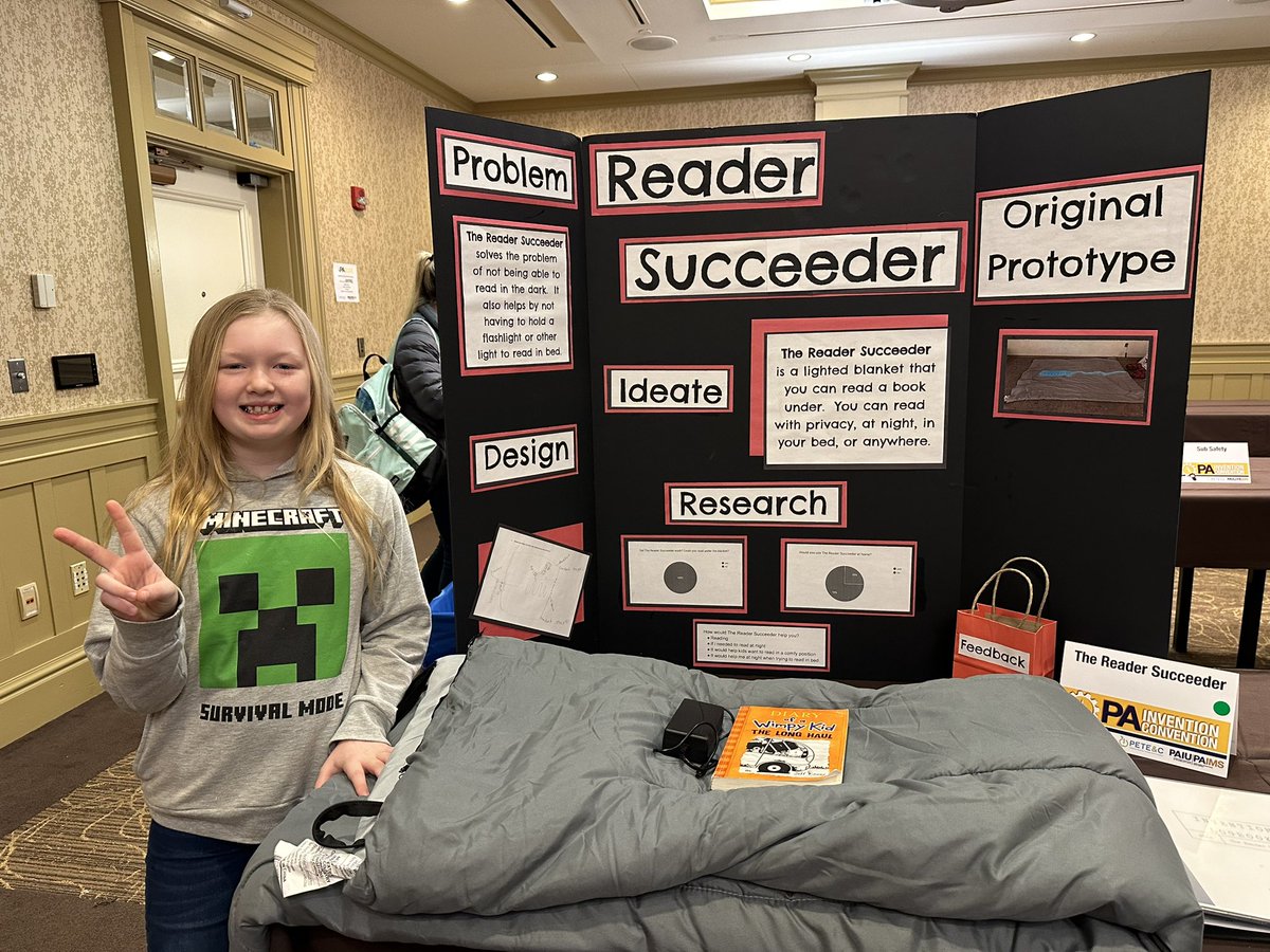 Mrs_Marth's tweet photo. Good Luck to our elementary inventors today at the PA Invention Convention State Finals! @PDSD_AstonES @CoebournES @PDSD_Pennell @PennDelco https://t.co/jKBPssB5Xy