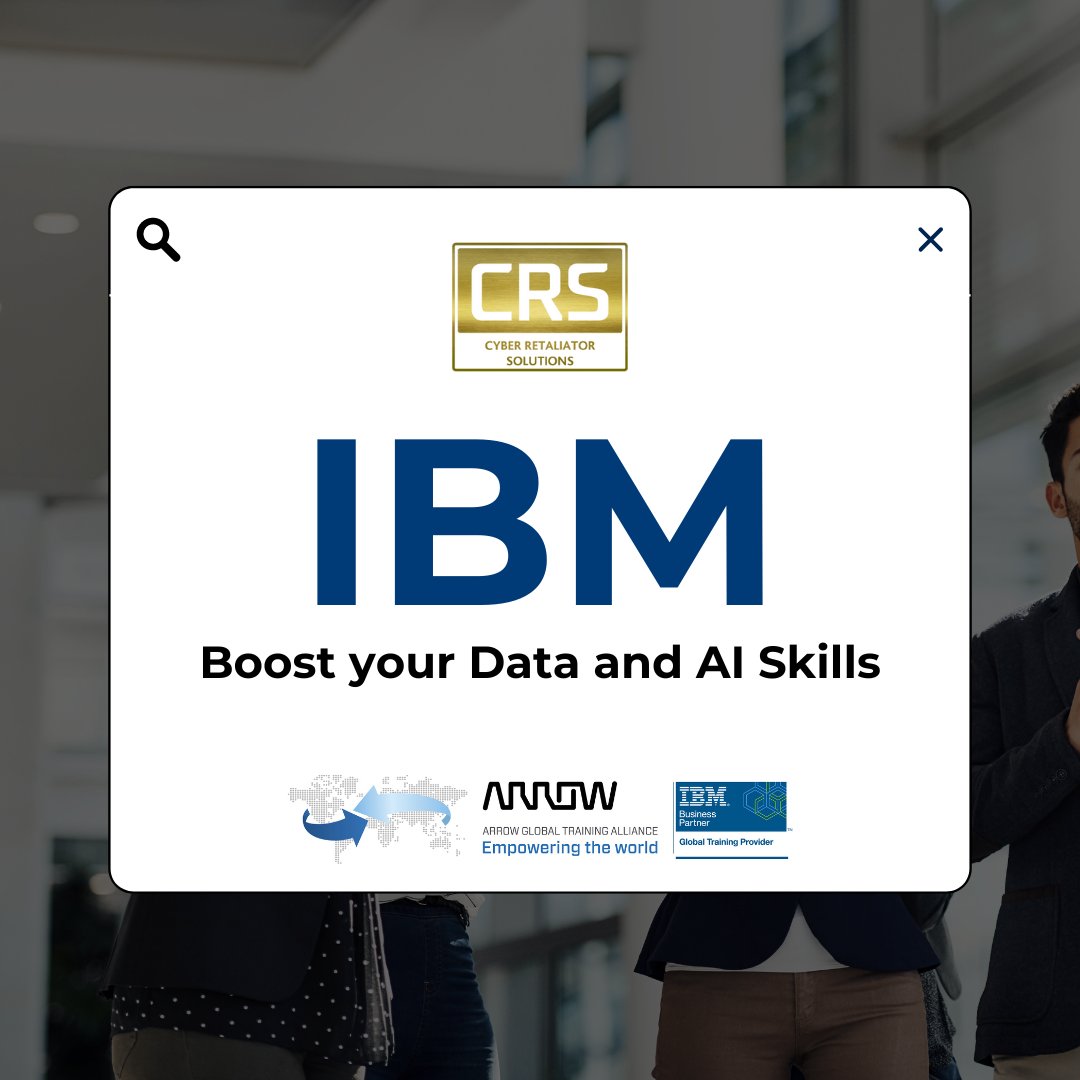 CRS_Cyber's tweet image. 🚀 Elevate your career with IBM Training at Cyber Retaliator Solutions!

Master AI, deploy ML models, and excel in data analysis. Develop BI and warehousing skills. 
#AlwaysWinning #IBMtraining #DataAI #Analytics #CareerBoost #CRS