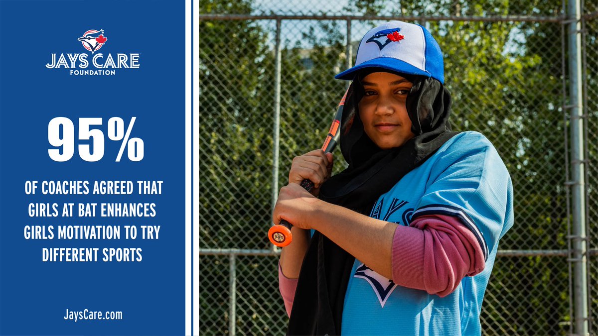 Bigger than baseball 💙

On National Girls &amp; Women in Sports Day, we're celebrating the more than 8,500 athletes in our girl-centered programs across Canada! 👏 #NGWSD