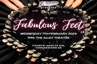 👯‍♀️ Encore PAA's 'Fabulous Feet' is almost completely sold out for tonight at 7pm! Don't miss your chance to see Encore's Award winning dancers take to the stage with their full repertoire of Competitive and Showcase Dance routines. Book Now: pulse.ly/qlrfvx4oyu #strabane