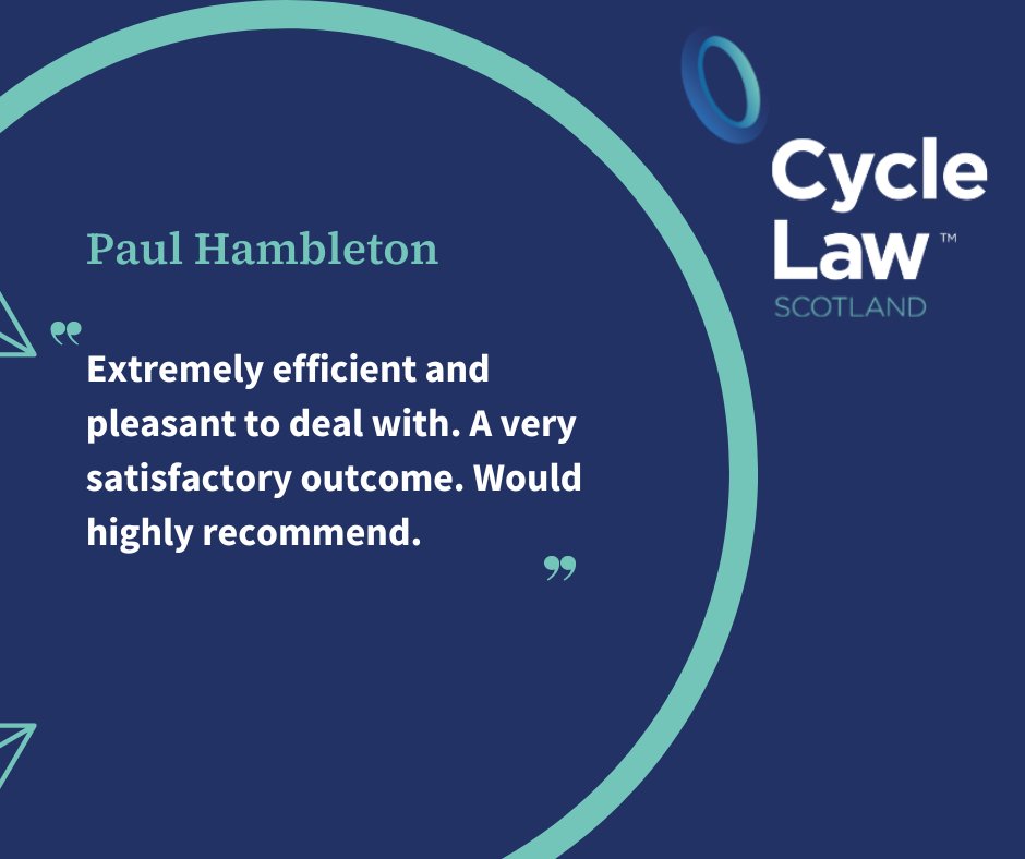 law_cycle's tweet photo. Paul was very satisfied with the outcome of his #cycling #claim. 🚲 We were delighted to help.

If you've been involved in an incident then get in touch for some free legal advice from our friendly cycling lawyers.

#BecauseWeRideToo #NoWinNoFee #SpecialistLawyers https://t.co/rbLYPwebbP