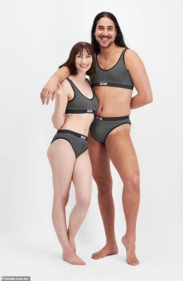 Oli London on X: Women's underwear brand Bonds Australia launches new ad  campaign with non-binary MEN wearing women's underwear.   / X