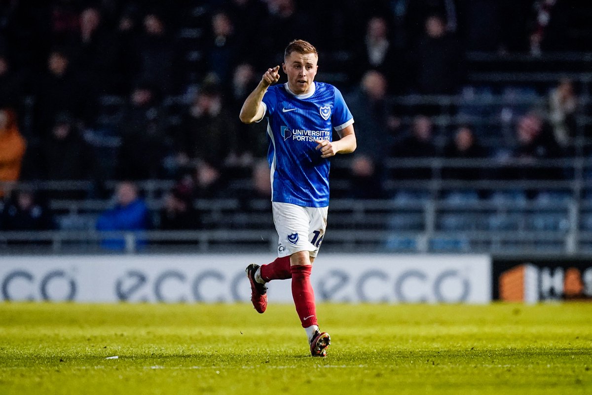 Pompey's tweet photo. Three #Pompey players are set to miss the rest of the 2023/24 campaign:

➖ Joe Morrell sustained a knee injury against Oxford
➖ Terry Devlin damaged his shoulder in the same fixture
➖ Tom McIntyre's red card has been overturned but has fractured his ankle https://t.co/0QPATp8WML