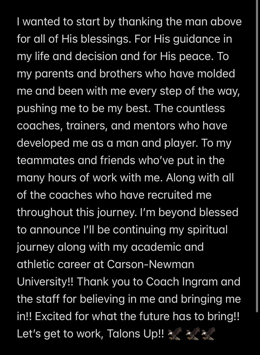 Committed🦅
#TalonsUp #AGTG 

<a href="/CoachAIngram/">Ashley Ingram</a>
