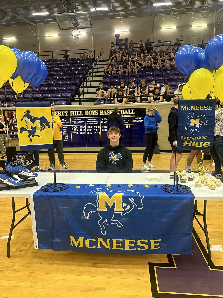 Congrats to these four men! Their dedication and hard work has earned them the privilege to play at the next level! Thank you for everything you have done for our program, and always remember Be tough, Be tough!! 🤟