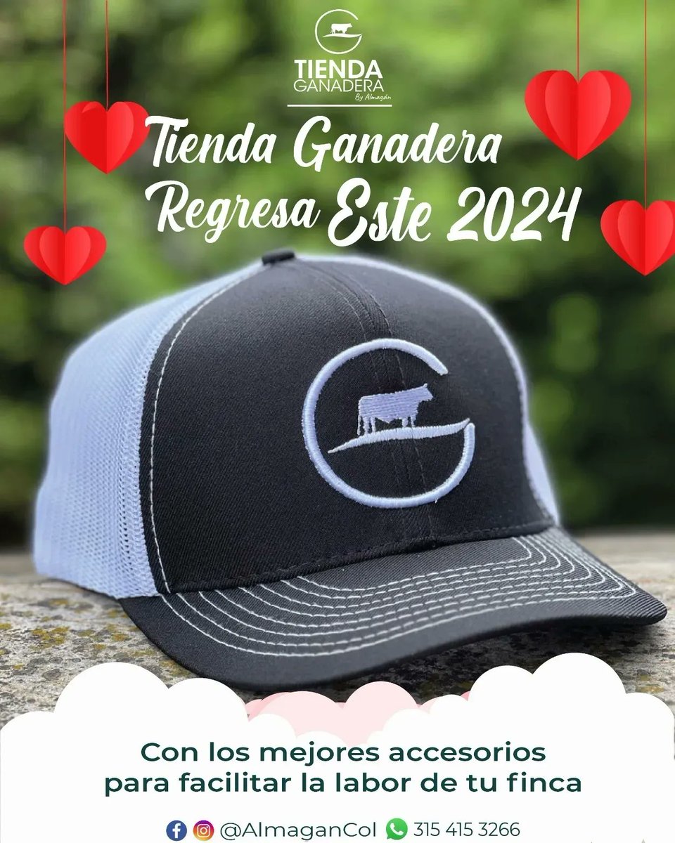 ¿Buscas un regalo original para San Valentín?💘🤭

¡Nuestras gorras exclusivas son la respuesta! Demuestra tu amor con estilo. 💚🧢💜

#GorrasDeAmor #regaloespecial

<a href="/Fedegan/">FEDEGAN</a> <a href="/jflafaurie/">José Félix Lafaurie</a> <a href="/robertorosales3/">Roberto Rosales</a>