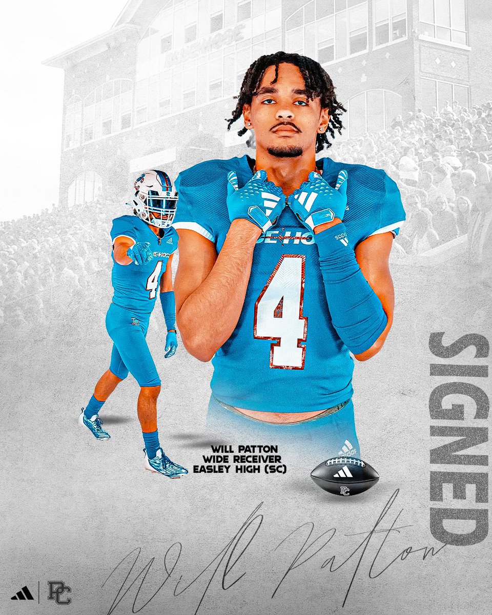 A wide receiver from Easley, South Carolina, please welcome our newest member of the program: Will Patton!!

🧤 🧤 🧤 

#GoBlueHose