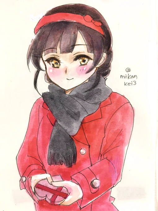 八幡丸ですHappy Valentine's Day!#艦これ版深夜の真剣お絵描き60分一本勝負 #艦これ版真剣お絵描き60分一本勝負_20240207 #八幡丸 #艦これ 