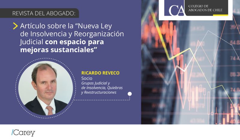 📝  Te invitamos a leer el artículo “Nueva Ley de #Insolvencia y #Reorganización #Judicial con espacio para mejoras sustanciales”, escrito por nuestro socio, Ricardo Reveco, y publicado por el Colegio de Abogados en la “Revista del abogado”.
 
👉  lnkd.in/erS2nN4b