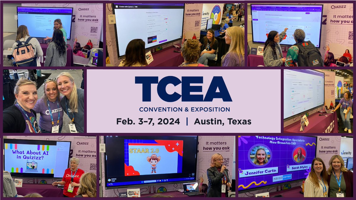 KyleNiemis's tweet photo. And that's a wrap on #TCEA24! ✅ 

I'm once again so grateful for our Quizizz community! HUGE thank you to everyone tagged below for hanging with us and spreading the @quizizz  love! We appreciate you more than you know! 😀

#youcanwithquizizz #quizizz @tcea #tcea https://t.co/9UqkI37ZWR