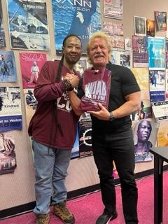 It's true @AEW own Jeff Jarett visited 90.9 WJAB yesterday! I personally think this is a first for the campus a wrestling mega star stopping by! Huge wrestling show taking place February the 28th @AEWonTV #aamu #HBCU #npr