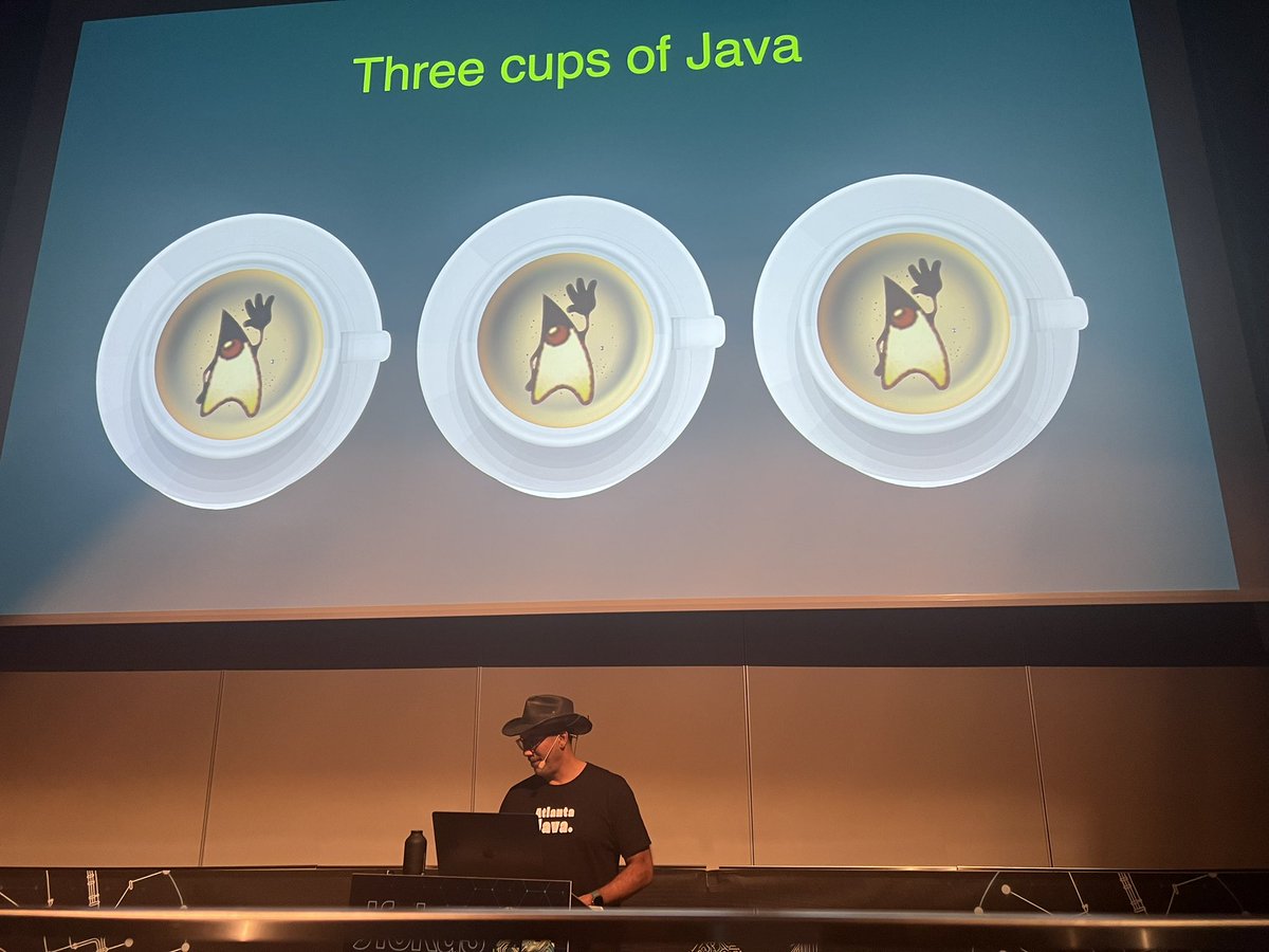 “Three Cups of #Java”
- @vincentmayers 

//@Jfokus