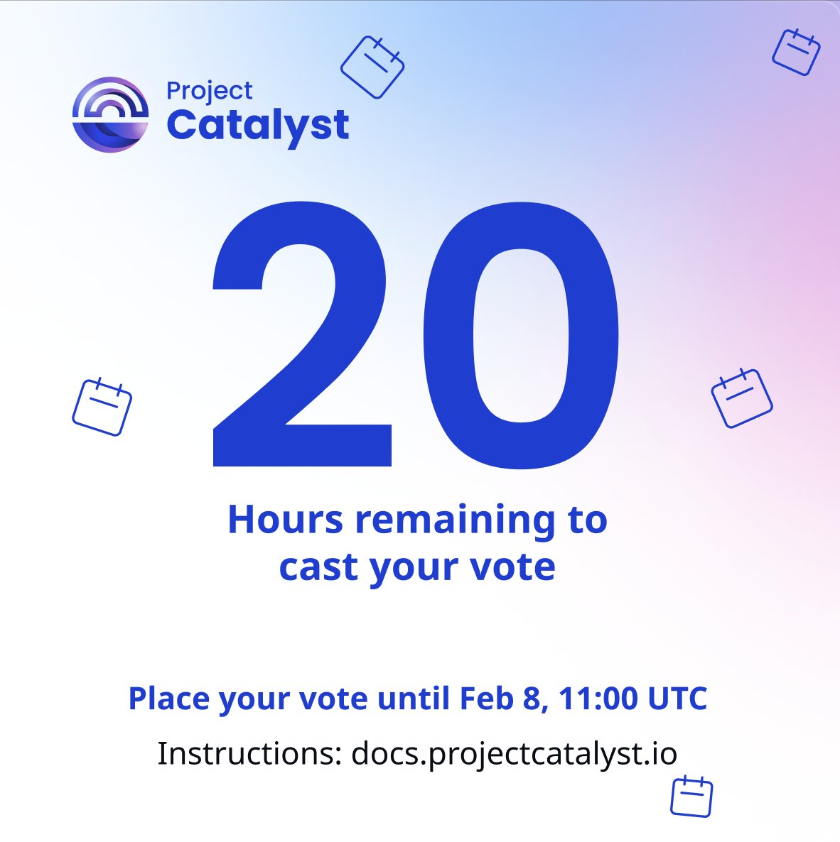 dannyribar's tweet photo. GM #Cardano ☕️🍪

Last day of voting. Did you know that historically - ~20% of all votes cast are accounted for in this final stretch? Yup. ~18% in Fund9, ~22% in Fund10. What will it be in Fund11? Who knows - only you can impact it. 

🏁 Cast your votes until Feb 8, 11AM UTC https://t.co/mFxmD3crak