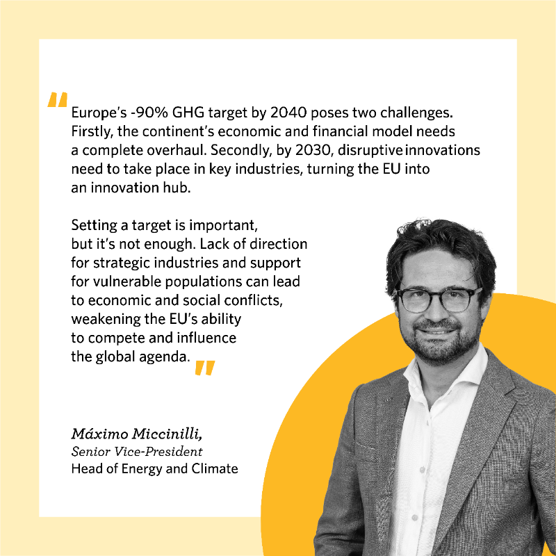 fleishmanEU's tweet photo. 🇪🇺 Yesterday @EU_Commission shared recommendations for #2040 climate targets, including a 90% reduction of carbon emissions compared to 1990 levels. Want to know more? Our 2040 targets briefing got you covered. Contact us to get your copy today.
