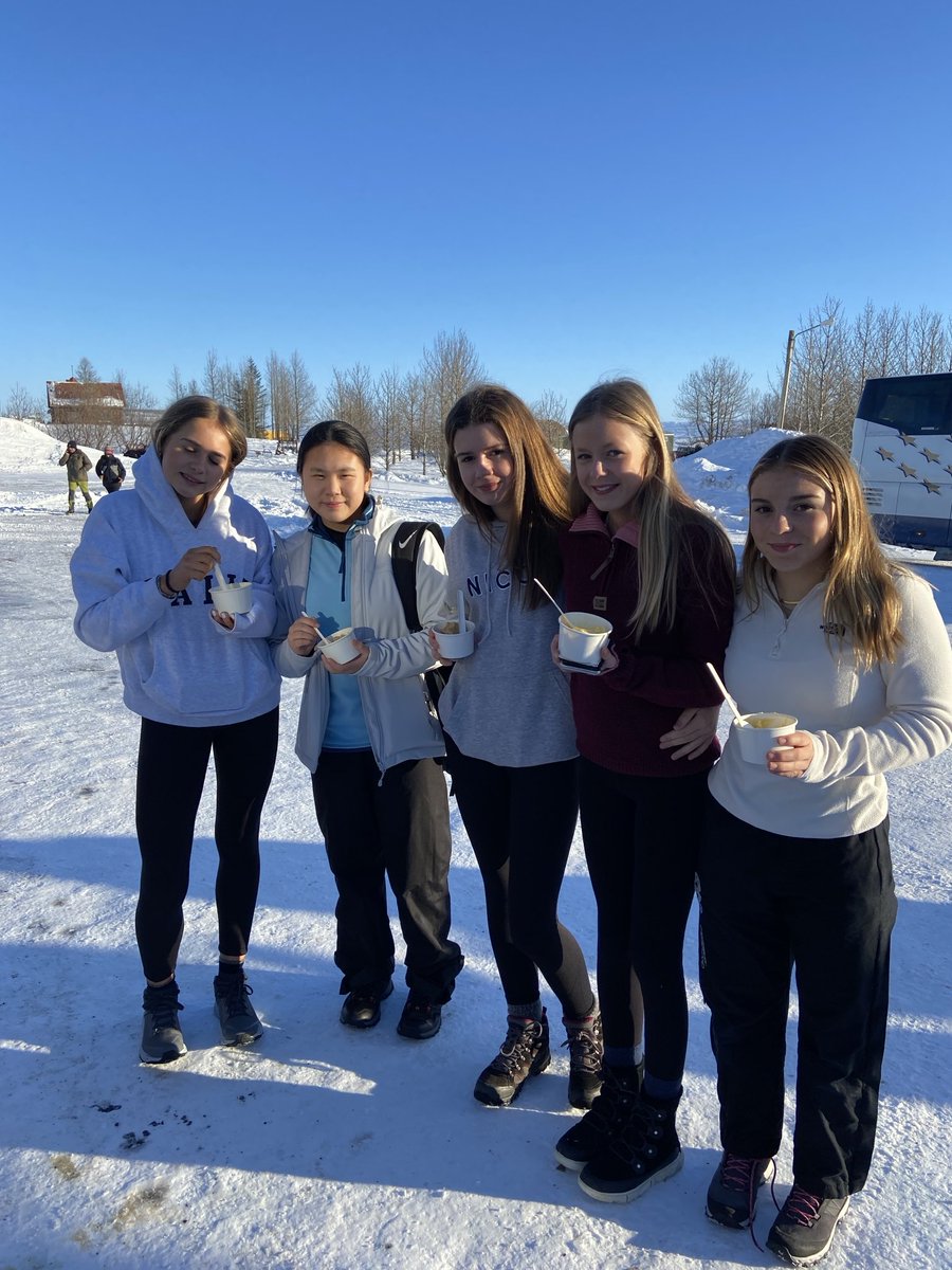 HSofG's tweet photo. #HSOGGeography #HSOGIceland enjoying ice cream at a dairy farm🍦 https://t.co/Q9xcFk4hmz