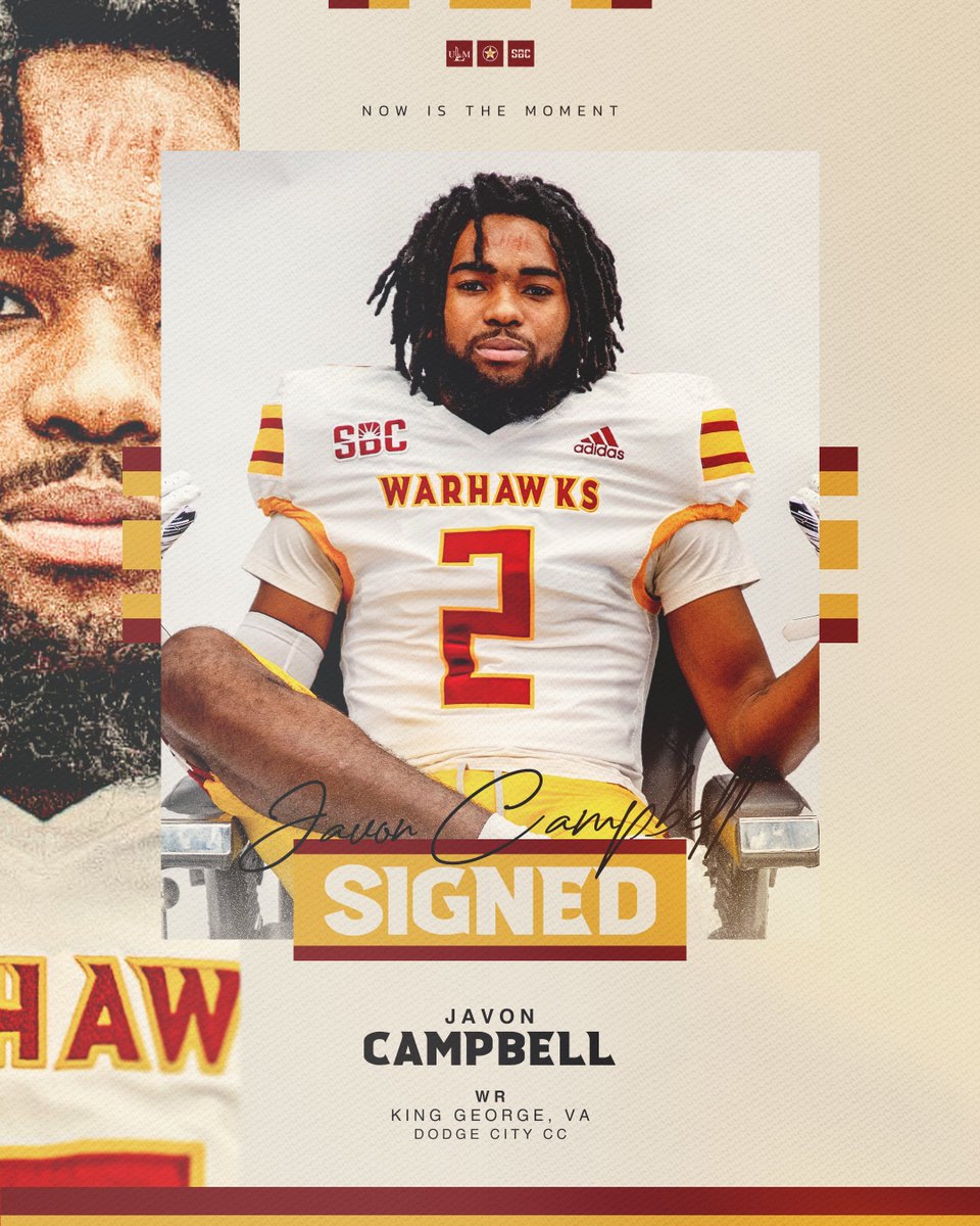 ✍️ 𝓢𝓘𝓖𝓝𝓔𝓓 Welcome to the Warhawk family, @javon25money. #NSD24