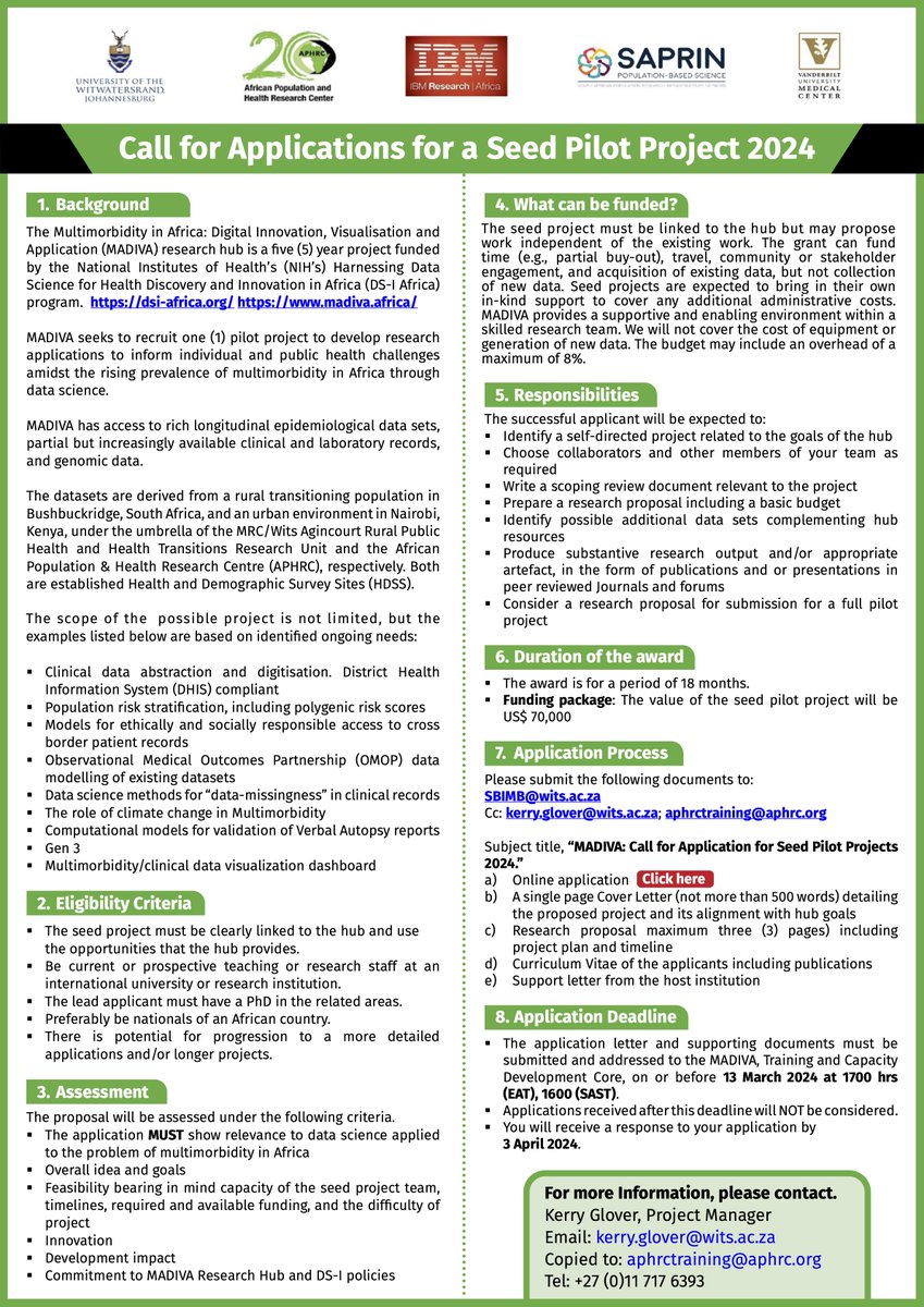 We're looking for new partners