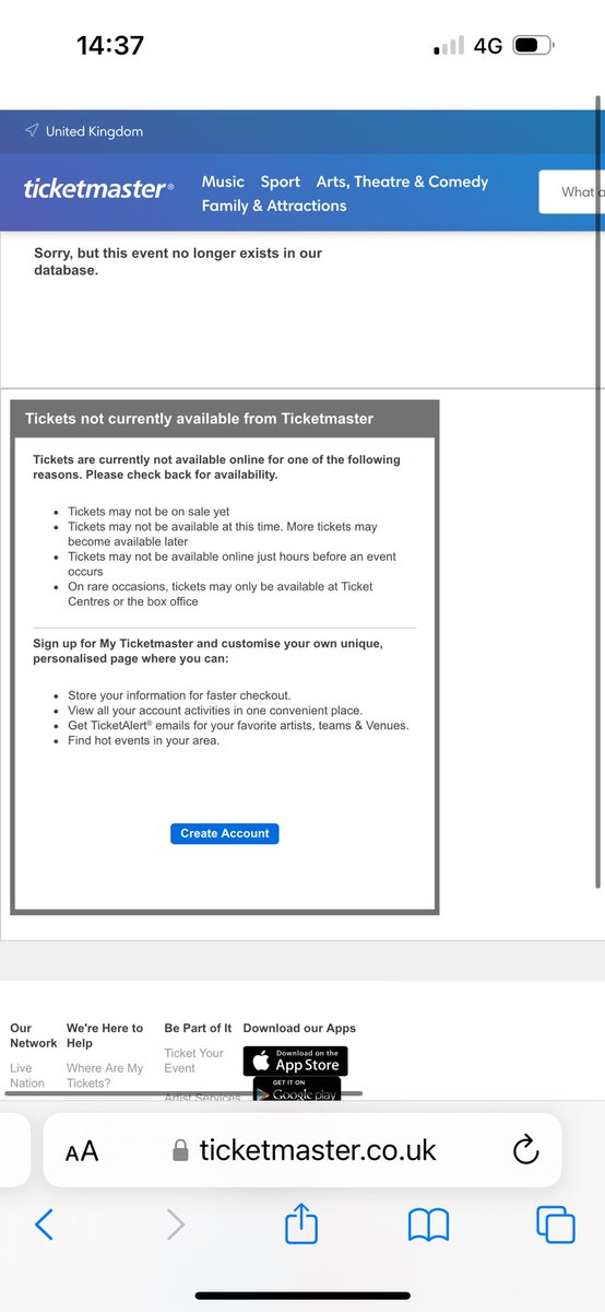 MrsDanforth1's tweet image. Erm @Ticketmaster I’ve been waiting over 1.5hrs in the queue, my turn next to get @Adele tickets and instead I get this?! WTF